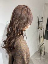 ジュベ(juve.)&nbsp;大分ミディアムロング顔まわりレイヤーカット髪質改善カラー