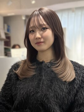 モク(mok) シースルーバング×韓国レイヤーで流行りのかわいいへ★yuka