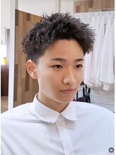 ヘアーサロン カヴィエ(hair salon covie)&nbsp;仏陀パーマ　ツイストピンパーマ　テーパーフェード