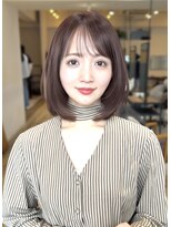 コート 青山(Cote) 20代30代40代50代王道ワンカールひし形レイヤーブラウンカラー