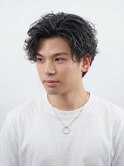 メンズハイトーン/スパイキーショート〈理容室〉