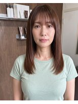 零秒女髪 千里丘店&nbsp;髪質改善で叶える上品な艶ロングストレート艶髪美髪艶カラー艶感