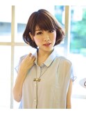 軽やかショートボブ