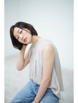 ミーツ meets+ 【meets】素肌が白く見える透明感カラー&小顔カット