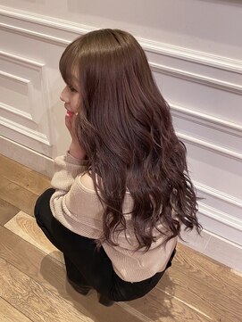 ヘアメイクサロン ゼロ(ZERO) ピンクアッシュ☆ミックスエクステで春っぽロング♪