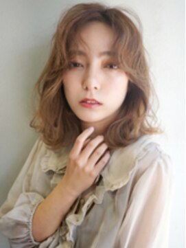 オーバーヘアー 倉敷店(over hair) 【La fith】 シアーベージュ×フェザーバング