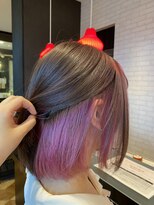 アース 泉中央店(HAIR&MAKE EARTH) ピンクインナーカラー