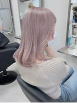 ベレーザシェルト(Beleza scelto)&nbsp;ba841_ハイトーンバレイヤージュグレーベージュアッシュピンク