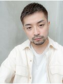 ソフトツーブロック/刈り上げ/センターパート/ツイスト/ビジネス