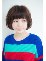 フェイス 赤羽店(face)&nbsp;ペールベージュセクションカラーグラデーションカラー外ハネボブ