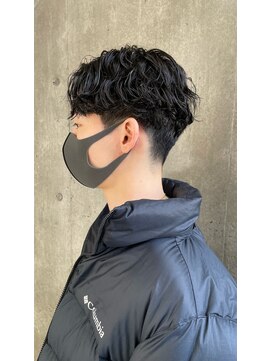 松本平太郎美容室 大宮店 メンズ 波巻きスパイラルパーマ ×20代