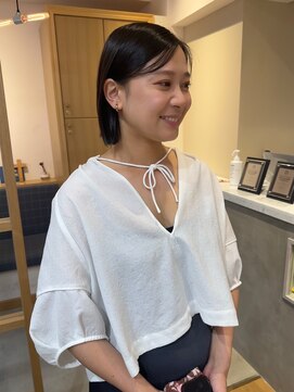 スムーク(smuk) 【smuk/スムーク】ぷつっとボブ/前髪/顔周りカット/ミニボブ