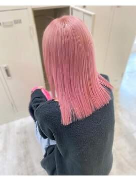 ファンド 千葉(fand) 髪質改善/ピンクベージュ/ケアブリーチ/千葉/MANAMI