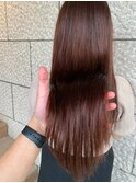 イメチェン/似合わせカット/フルバング/レッドブラウン/柏
