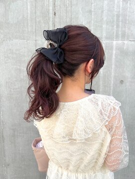 シーン(seen) ★セミディレイヤーカットブリーチなしシアーカラー★