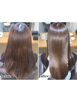 【女性専用髪質改善専門店/東通り】髪質改善のプロが叶えてくれる♪すっぴん髪が自然で美しいストレート◎