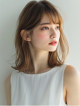 アルトリスト(Altruist Aging×HAIR&SPA) ☆オリーブグレーココアベージュ小顔クラゲヘアー/黒髪/髪質改善