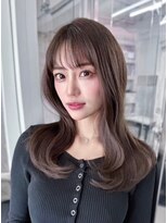 フィヴェント(Fivent)&nbsp;メルティカラー似合わせカットフェミニンロング韓国レイヤー