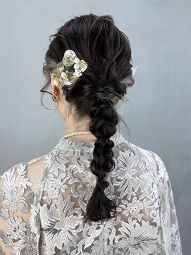 アルバム 銀座(ALBUM GINZA) ロング美髪おくれ毛前髪カット韓国ヘア_ba501121