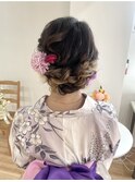 浴衣ヘアアレンジ