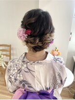 エリリーム(mlilym)&nbsp;浴衣ヘアアレンジ