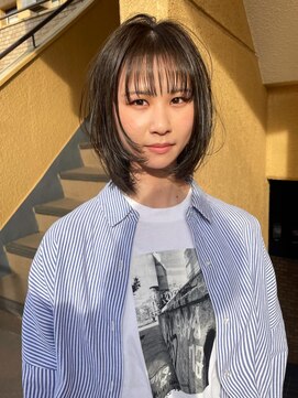 ツナグ(tsunagu) オリーブグレージュレイヤーボブ