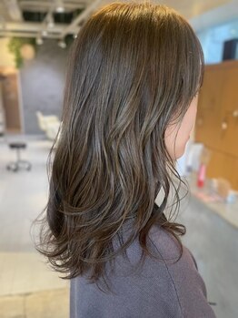 マッシュ グランバーズ 布施(MASHU GRANDVASE)の写真/《赤みを抑えた柔らか透明感カラー☆》ツヤ感プラス！あなただけに似合うをご提案☆