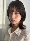 透明感たっぷりのバイオレットカラーとくびれレイヤーが可愛い