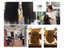 ランプ オブ ヘアー(LAMP of hair)の雰囲気（大好評のオーガニックオイルストレート(縮毛矯正)髪質改善♪）