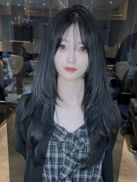 ジーナ 福岡天神(Zina) 韓国風レイヤーカット/ロングレイヤー/Zina福岡天神