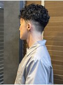 大人のスパイラルパーマスタイル