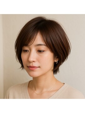 スープレックス ヘアーデザイン(SOUPREX HAIR DESIGN) ナチュラルショートボブ　20代 30代 40代 50代 60代