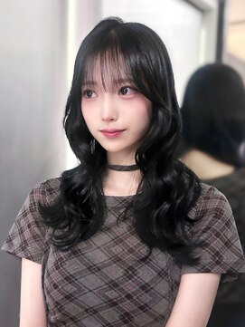 アルバム 銀座(ALBUM GINZA) おくれ毛顔周りレイヤーロングフェイスフレーミング_F21050