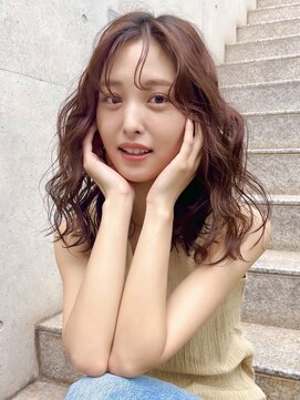 アンアミ キチジョウジ(Un ami Kichijoji) 【unami】顔周りふわっとパーマ　　澤田杏奈