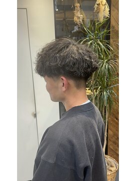 波巻き×ツイストパーマ