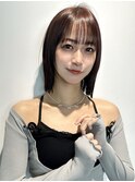 外ハネボブストレートボブ切りっぱなしボブぱつっとボブ髪質改善