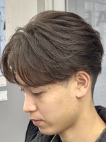 オーバル ジングウマエ(OVARL jingumae) 色気毛流れナチュラルセンターパートフェザーパーマ