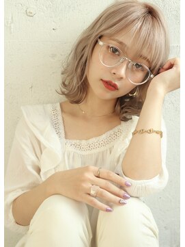 チュダック(ChuDuck) 【天神】甘くて可愛いミルクティー/ケアブリーチ/ダブルカラー