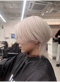 MEN’S/リバースセンターパート/ニュアンスパーマ/渋谷