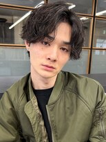 ソアメンズ 渋谷(soar men's)&nbsp;ルーズパーマ×ビジネス◎春カラー×ニュアンスパーマ