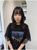 ミルクティーブロンド/ダークブルー/デジタルパーマ/千葉駅