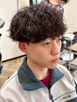 ヘアーサロン フォーメン イデア(hair salon for Men idea)&nbsp;ツイスパ ツーブロックマッシュ ショート 20代 束感【札幌】