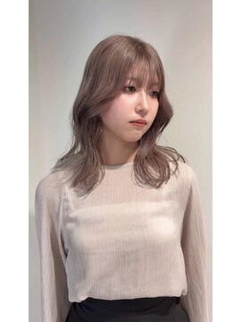 ステラ ヘア デザイン サロン(STELLA hair design salon) ミルクティーベージュ×ロング【浅野】