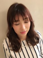 ロンド 銀座(Lond)&nbsp;シースルーバングが可愛いセミディ 担当本田