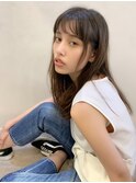 アフロート添田の小顔カット！透明感アッシュヘルシーレイヤー