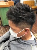 メンズ ピンパーマ