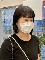 カサネ(casane)&nbsp;ストレートbob×インナーカラー