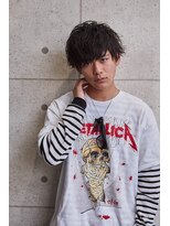 クレスト 草津店(CREST)&nbsp;マッシュツーブロックメンズパーママッシュウルフメンズカット