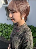 ショート/髪質改善縮毛矯正/髪質改善/韓国風/韓国ヘア