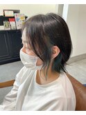 インナーカラー ターコイズブルー